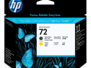 Cabezal HP 72 Negro Mate/Amarillo TINTA AMPLIO FORMATO C9384A