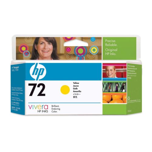 Cartucho HP 72 Amarillo Original 130ml TINTA AMPLIO FORMATO C9373A