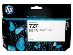 Cartucho HP 727 Negro Fotográfico 130ml TINTA AMPLIO FORMATO B3P23A