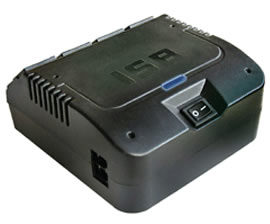 Regulador de Voltaje SOLA BASIC SLIM VOLT, 1300VA/ 700W, 4 contactos. Color Negro VOLT1300VA 102-140V DE ENT 4 C.NT
