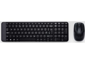 Teclado y Mouse Inalámbricos Logitech MK220 - USB - Negro MK220 INALAMBRICO USB