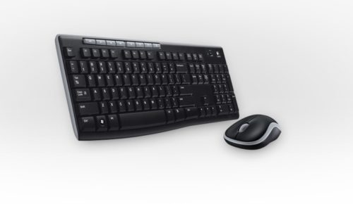 Kit de Teclado y Mouse Logitech MK270, Inalámbrico, USB, Negro (Español) INALAMBRICO OPTICO