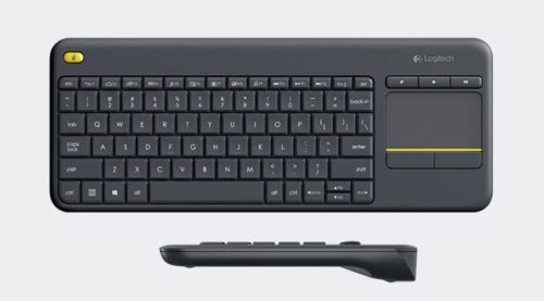 Teclado Logitech Touch K400 Plus, Inalámbrico, USB, Negro (Español) INALAMBRICO UNIFYING WIN7/WIN8