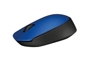 Mouse Logitech Óptico M170, Inalámbrico, USB, Negro/Azul LAT - BLUE
