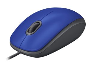 Mouse Logitech Óptico M110 Silent, Alámbrico, USB, 1000DPI, Azul BLUE ALAMBRICO