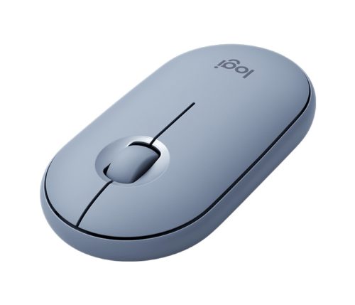 Mouse Logitech Óptico Pebble M350, Inalámbrico, Bluetooth, 1000DPI, Azul AZUL GRAFITO