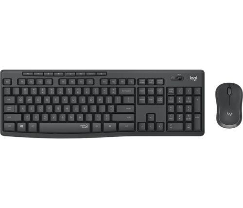 Kit de Teclado y Mouse Logitech MK295 Silent Wireless Combo - Inalámbrico - Receptor USB - Negro MK295 MENOS RUIDO MAYOR ENFOQUE