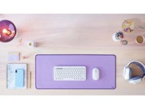 DESK PAD LOGITECH LAVENDER .