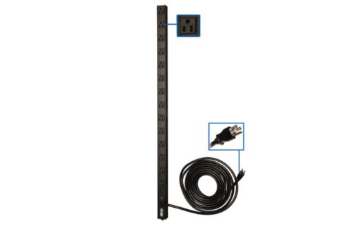 Tripp Lite PDUV15 PDU Monofásico Básico, 15A 120V, para Instalación Vertical de 0U en Rack 15A 120V PARA INSTALACIóN VERTICAL
