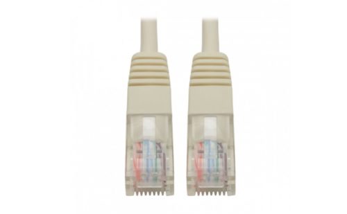 Tripp Lite Cable Patch Moldeado Cat5e UTP RJ-45 Macho - RJ-45 Macho, 7.62 Metros, Blanco 350MHZ RJ45 M/M BLANCO 7.62M .