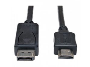 Tripp Lite Cable DisplayPort Macho - HDMI Macho, 91cm, Negro ADAPTADOR M/M 0.91M .