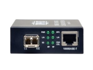 CONVERTIDOR DE MEDIOS ETHERNET 10/100/1000 A FIBRA MULTIM LC 550M