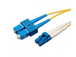 Tripp Lite Cable Fibra Óptica OFNR 2x LC Macho - 2x SC Macho, 5 Metros, Amarillo MONOMODO 8.3/125 LC/SC 5M .