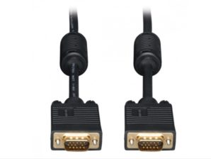 Tripp Lite Cable VGA Coaxial para Monitor, VGA (D-Sub) Macho - VGA (D-Sub) Macho, 12.2 Metros, Negro ALTA RESOLUCION HD15 M/M 12.20M.