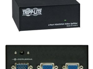 Tripp Lite Divisor de Video de 2 Puertos VGA de Alta Resolución 350MHz 350MHZ C/ REFORZADOR DE SENAL .