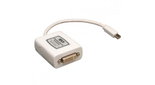 Tripp Lite Cable Adaptador Mini Displayport Macho - DVI-I Hembra, 15cm, Blanco DISPLAYPORT A DVI M/H PARA MAC/P.