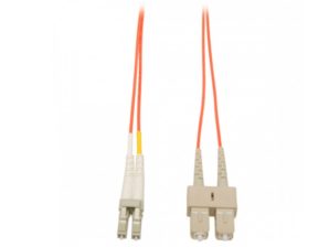 Tripp LIte Cable Fibra Óptica Duplex LC Macho - SC Macho, 62.5/125, 2 Metros, Naranja MULTIMODO 62.5/125 LC/SC 2M .
