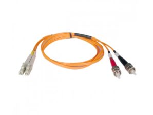 Tripp LIte Cable Fibra Óptica Duplex LC Macho - ST Macho, 62.5/125, 1 Metro, Naranja MULTIMODO 62.5/125 LC/ST 1M .