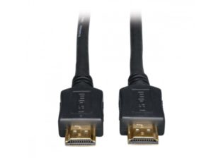Tripp Lite Cable de Alta Velocidad HDMI Macho - HDMI Macho, 10.7 Metros, Negro HD 4KX2K C/ AUDIO M/M 10.67M