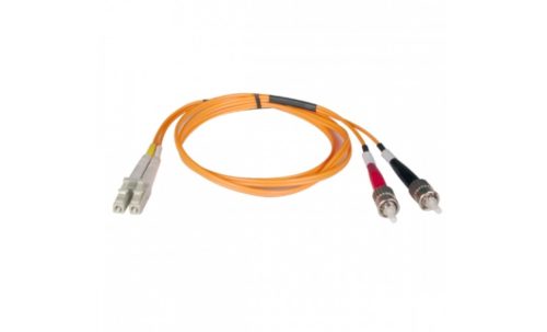 Tripp LIte Cable Fibra Óptica Duplex LC Macho - ST Macho, 62.5/125, 2 Metros, Naranja MULTIMODO 62.5/125 LC/ST 2M .