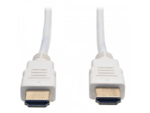 Tripp Lite Cable HDMI de Alta Velocidad, HDMI Macho - HDMI Macho, 1.83 Metros, Blanco HD 4KX2K C/AUDIO M/M BLANCO 1.83.