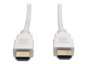 Tripp Lite Cable HDMI de Alta Velocidad HDMI Macho - HDMI Macho, 91cm, Blanco HD 4KX2K C/ AUDIO M/M BLANCO 0.91M