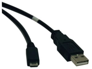 CABLE USB 2.0 ALTA VELOCIDAD A A MICRO USB B A/B M/M 1.83M .