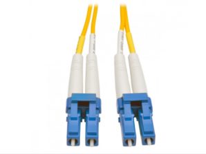 Tripp Lite Cable Fibra Óptica OFNR 2x LC Macho - 2x LC Macho, 3 Metros, Amarillo MONOMODO 8.3/125 LC/LC 3M