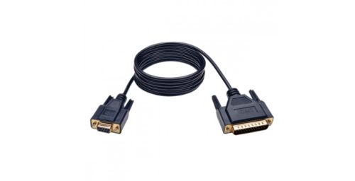 Tripp Lite Cable Serial DB9 Hembra - DB25 Macho, 1.83 Metros, Negro DB9 A DB25 H/M 1.83M .