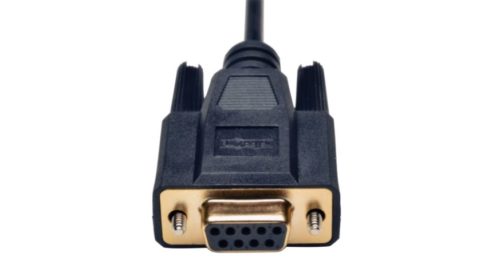 Tripp Lite Cable Serial DB9 Hembra - DB25 Macho, 1.83 Metros, Negro DB9 A DB25 H/M 1.83M .