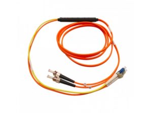 Tripp Lite Cable Fibra Óptica ST Macho - LC Macho, 3 Metros, Naranja/Amarillo ACONDICIONAMIENTO DE MODO 3M .
