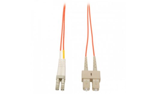 Tripp LIte Cable Fibra Óptica Duplex LC Macho - SC Macho, 62.5/125, 15 Metros, Naranja MULTIMODO 62.5/125 LC/SC 15M