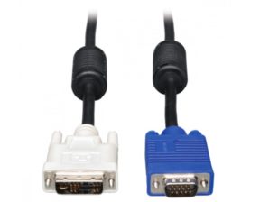Tripp Lite Cable para Monitor DVI-A Macho - VGA (D-Sub) Macho, 1.83 Metros, Negro RGB COAX MONITOR HD15 M/M 1.83M.