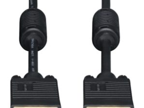 Tripp Lite Cable VGA Coaxial para Monitor, VGA (D-Sub) Macho - VGA (D-Sub) Macho, 6.1 Metros, Negro ALTA RESOLUCION HD15 M/M 6.10M .