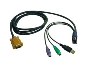 Tripp Lite Cable Combinado para Multiplexores KVM, USB/PS2, 3 Metros . .