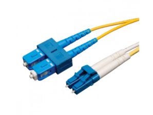 Tripp Lite Cable Fibra Óptica OFNR 2x LC Macho - 2x SC Macho, 2 Metros, Amarillo MONOMODO 8.3/125 1.83M .