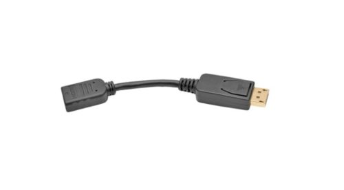 Tripp Lite Cable Adaptador DisplayPort Macho - HDMI Hembra, 15cm, Negro 1080P M/H 15.2CM