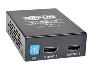 Tripp Lite Extensor de Video HDMI Alámbrico por Cat5/6, 2x HDMI, 1x RJ-45, 61 Metros CAT5/CAT6 RECEPTOR 1080P 61 M