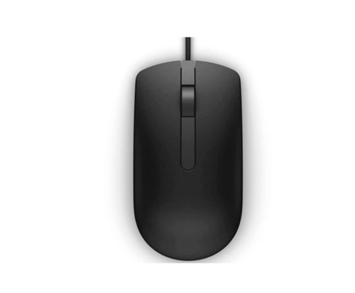 Mouse Dell Óptico MS116, Alámbrico, USB, 1000DPI, Negro NEGRO