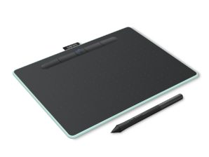 Tableta Gráfica Wacom Intuos M 216 x 135mm, Alámbrico/Inalámbrico, USB/Bluetooth, Negro/Aqua CON BLUETOOTH COLOR GREEN PISTACH