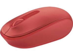 Mouse Microsoft Wireless Mobile 1850 - Radiofrecuencia - USB 2.0 - Óptico - 3 Botón(es) - Rojo - Inalámbrico - 2.40GHz - 1000 dpi - Rueda de desplazamiento - Simétrico MOD.1850 INALAMBRICO PC/MAC ROJO