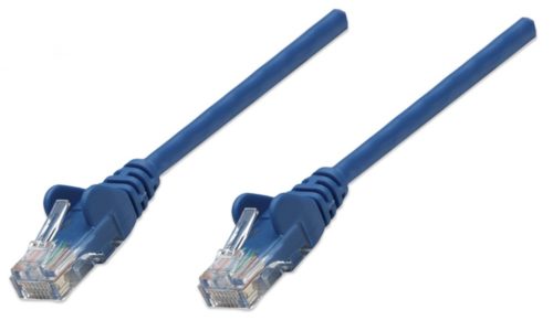 Intellinet Cable Patch Cat5e UTP 100% Cobre, RJ-45 Macho - RJ-45 Macho, 50cm, Azul RJ45 0.50M AZUL