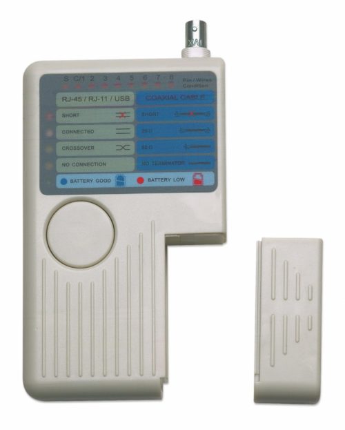 PROBADOR DE CABLE DE RED 4-EN-1 RJ11 / RJ45 / USB / BNC 4-EN-1 RJ11 / RJ45 / USB / BNC