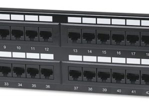 Intellinet Panel de Parcheo Cat5e, 2U, 48 Puertos PTOS RJ45 MONTAJE RACK 19 2U