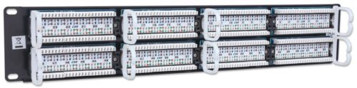 Intellinet Panel de Parcheo Cat5e, 2U, 48 Puertos PTOS RJ45 MONTAJE RACK 19 2U