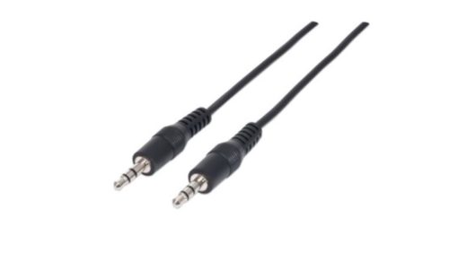 Cable de audio IC INTRACOM - 1.83m Minifono - para Dispositivo de audio - Extremo prinicpal: 1 x Minifono Macho Audio estéreo - Extremo Secundario: 1 x Minifono Macho Audio estéreo - 28 AWG - Negro NEGRO.
