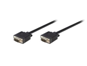 Cable de vídeo Intellinet Coaxial - para Dispositivo de audio/vídeo - Extremo prinicpal: 1 x HD-15 Macho VGA - Extremo Secundario: 1 x HD-15 Macho VGA - Apantallado - 28 AWG MONITOR PANTALLA .