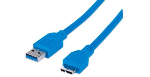 CABLE USB V3.0 A-MICRO B 2.0M AZUL AZUL .