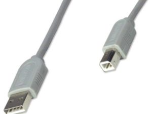CABLE USB A-B 3.0M IMPRESORA GRIS GRIS .
