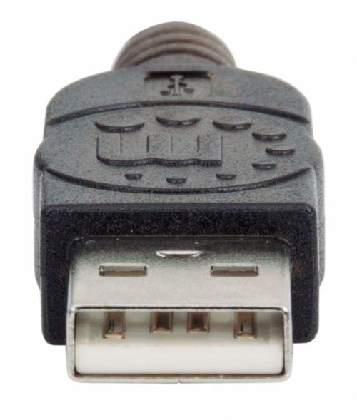Cable Manhattan USB A Macho - USB A Hembra, 10 Metros, Negro ACTIVA ENCADENABLE X3 M-H